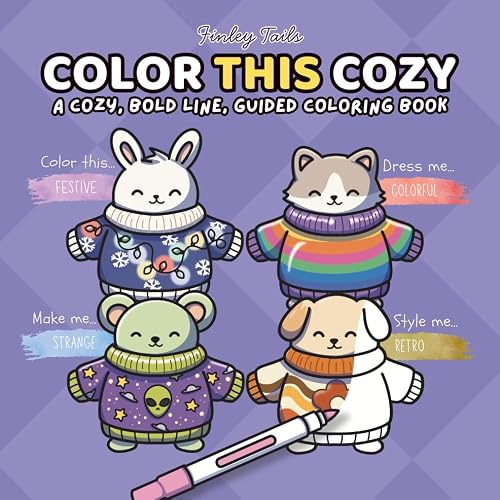 Color This Cozy adult coloring book cover